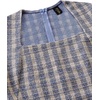 image:imageVFSHOW Womens Vintage Square Neck Work Office Business Casual Bodycon DressBlue Plaid Tweed