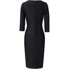 image:imageVFSHOW Womens Work Business Office Zipper Up Slim Bodycon Sheath DressBlack and White Striped