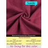 image:imageVFSHOW Womens Work Business Office Zipper Up Slim Bodycon Sheath DressDark Red Suede