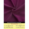 image:imageVFSHOW Womens Work Business Office Zipper Up Slim Bodycon Sheath DressPlum Purple