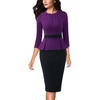Purple and Black
