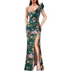 Green Floral Print