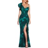 Green Floral Print