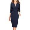 Navy Blue and White Striped