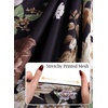 image:imageVFSHOW Womens Boat Neck Cocktail Wedding Guest Bodycon Evening Long DressBlack and Multi Floral Printc