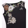 image:imageVFSHOW Womens Boat Neck Cocktail Wedding Guest Bodycon Evening Long DressBlack and Multi Floral Printc