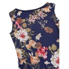 image:imageVFSHOW Womens Boat Neck Cocktail Wedding Guest Bodycon Evening Long DressNavy Blue and Multi Floral Print