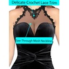 image:imageVFSHOW Womens Formal Halter Keyhole Back Prom Gala Maxi Dress Evening GownBlack Velvet