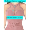 image:imageVFSHOW Womens Formal Halter Keyhole Back Prom Gala Maxi Dress Evening GownSparkly Dusty Pink