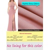 image:imageVFSHOW Womens Formal Halter Keyhole Back Prom Gala Maxi Dress Evening GownSparkly Dusty Pink