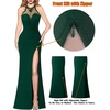 image:imageVFSHOW Womens Formal Halter Keyhole Back Prom Gala Maxi Dress Evening GownSparkly Green