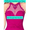 image:imageVFSHOW Womens Formal Halter Keyhole Back Prom Gala Maxi Dress Evening GownSparkly Hot Pink