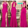 image:imageVFSHOW Womens Formal Halter Keyhole Back Prom Gala Maxi Dress Evening GownSparkly Hot Pink