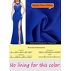 image:imageVFSHOW Womens Formal Halter Keyhole Back Prom Gala Maxi Dress Evening GownSparkly Royal Blue