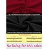 image:imageVFSHOW Womens Front Zipper Work Business Casual Office Church A Line DressDark Red and Black