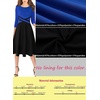 image:imageVFSHOW Womens Front Zipper Work Business Casual Office Church A Line DressRoyal Blue and Black