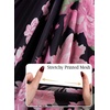 image:imageVFSHOW Womens Halter Neck Cocktail Wedding Guest Bodycon Evening Long DressBlack and Pink Floral Print