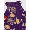 image:imageVFSHOW Womens Halter Neck Cocktail Wedding Guest Bodycon Evening Long DressPurple and Multi Floral Print