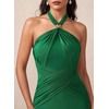 image:imageVFSHOW Womens Sexy Halter Neck Cocktail Wedding Guest Bodycon Maxi DressGreen