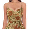 image:imageVFSHOW Womens Sexy Spaghetti Strap Formal Prom Evening Gala Long Maxi DressApricot and Orange Floral Print