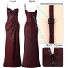 image:imageVFSHOW Womens Sexy Spaghetti Strap Formal Prom Evening Gala Long Maxi DressBlack and Red a