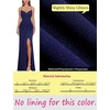 image:imageVFSHOW Womens Sexy Spaghetti Strap Formal Prom Evening Gala Long Maxi DressSparkly Navy Blueb