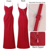 image:imageVFSHOW Womens Sexy Spaghetti Strap Formal Prom Evening Gala Long Maxi DressSparkly Red