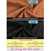 image:imageVFSHOW Womens Work Business Office Front Zipper Peplum Church Sheath DressBrown and Black Suede