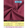 image:imageVFSHOW Womens Work Business Office Front Zipper Peplum Church Sheath DressDark Red Suede
