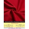 image:imageVFSHOW Womens Work Business Office Front Zipper Peplum Church Sheath DressRed
