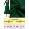image:imageVFSHOW Womens Work Office Business Church Cocktail Pocket A Line Midi DressGreen