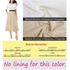 image:imageVFSHOW Womens Work Office Business Church Cocktail Pocket A Line Midi DressOffwhiteblackbeige