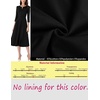 image:imageVFSHOW Womens Work Office Business Church Pockets Buttons A Line Midi DressBlack