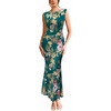 Green Multi Floral Print