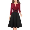 Dark Red and Black
