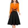 Orange and Black