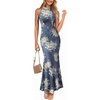 Blue Floral Print