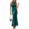 Green Floral Print