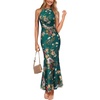 Green Multi Floral Print