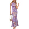 Light Purple and Multi Floral Print
