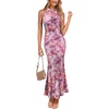 Pink Purple Floral Print