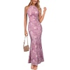 Pinkish Purple Floral Print