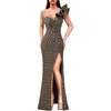 Brown and Polka Dot Print