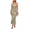 Green Multi Floral Print