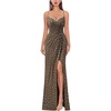 Brown and Polka Dot Print