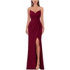 image:imageVFSHOW Womens Sexy Spaghetti Strap Formal Prom Evening Gala Long Maxi DressSparkly Dark Red