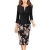 Black With Floral Print