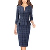 Dark Blue Tweed
