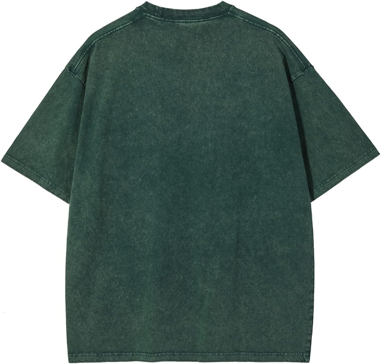 Aelfric Eden Mens Solid Tee 90s Vintage Oversized Shirts Streetwear Short Sleeve Casual Tops20dark Green