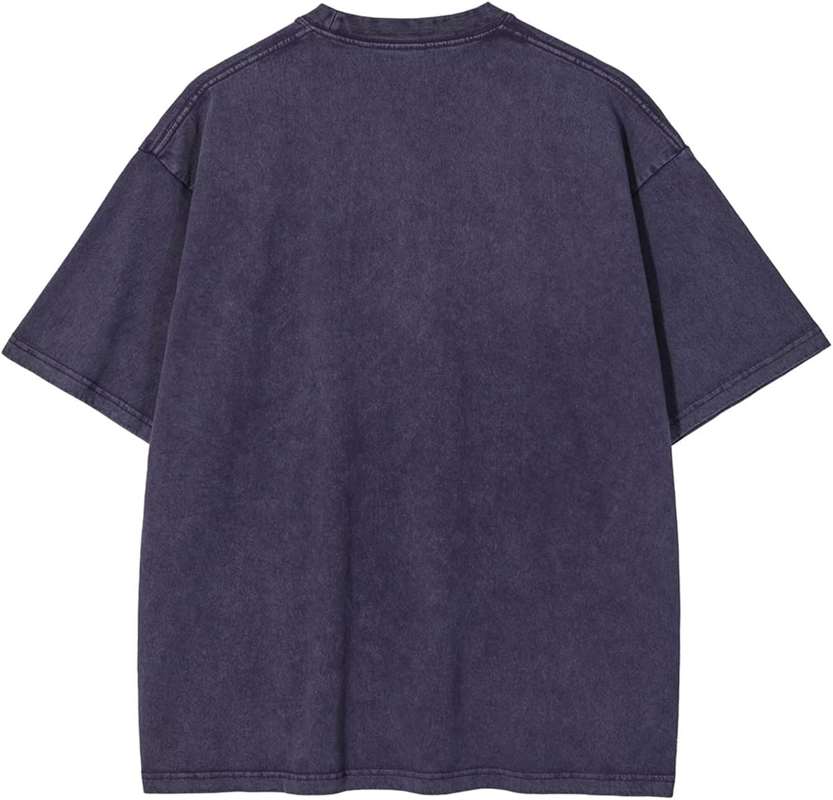 Aelfric Eden Mens Solid Tee 90s Vintage Oversized Shirts Streetwear Short Sleeve Casual Tops20dark Purple